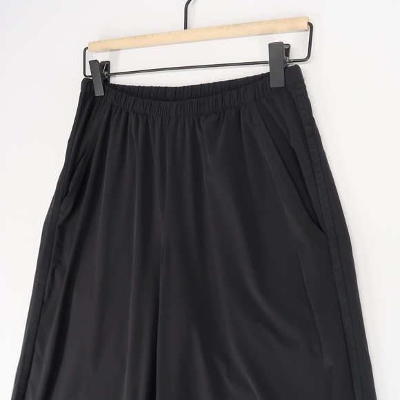 Alo Breezy Pants Womens XS Black Wide Leg Elastic Waist High Rise Lightweight - Picture 2 of 11